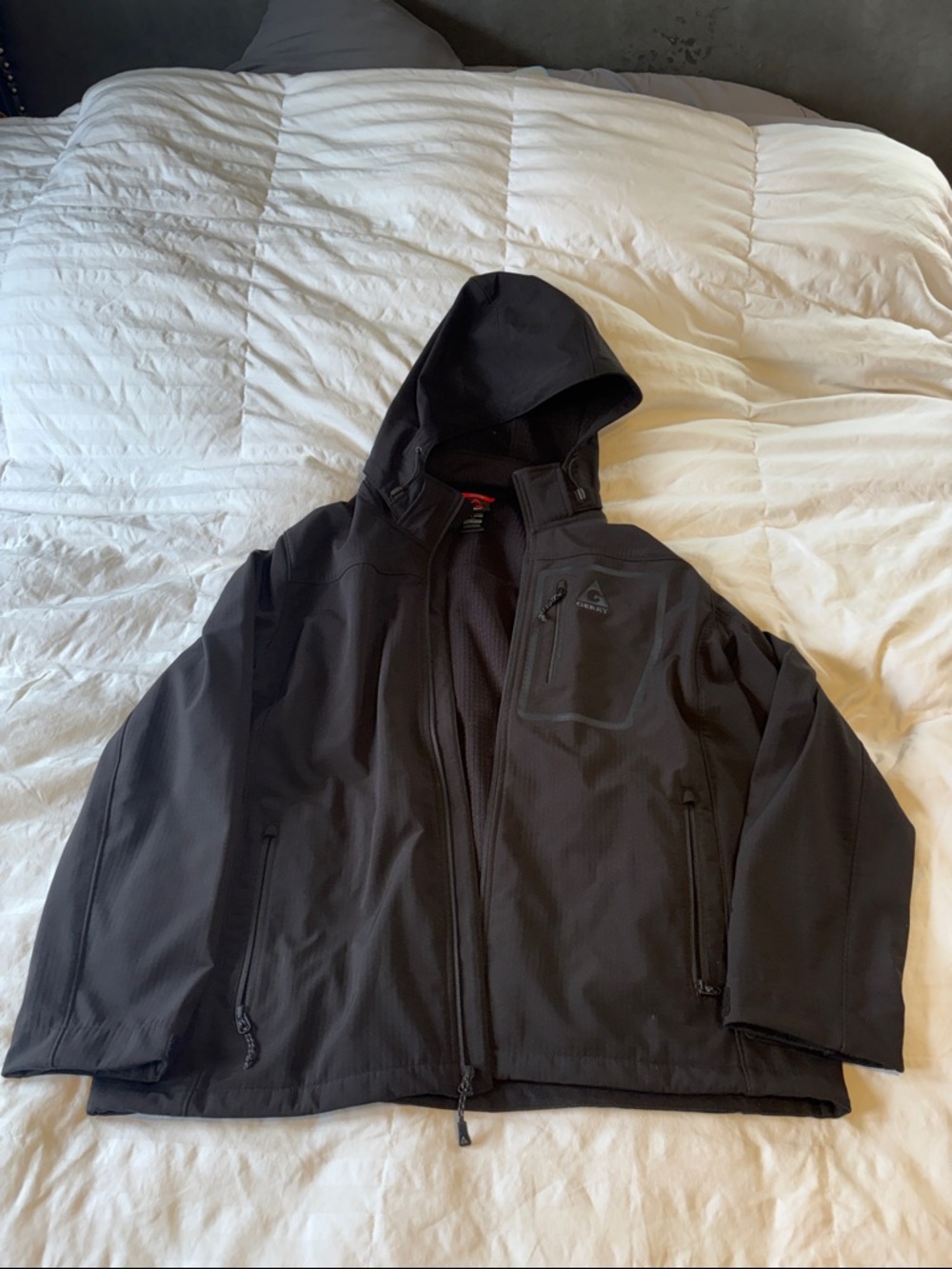 Gerry Weber Black Hooded Performance Softshell Jacket